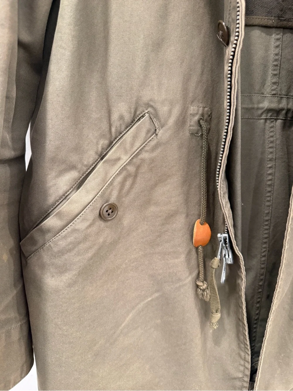 J. Crew Olive Green Hooded Field Jacket